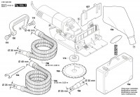 Bosch 0 601 620 070 GFF 22 A Biscuit Jointer Spare Parts